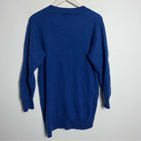 Rag & Bone Leyla Blue V Neck Cashmere Sweater Size Small - Picture 3 of 4